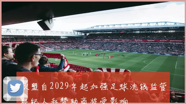 欧盟自2029年起加强足球洗钱监管经纪人和赞助商将受影响